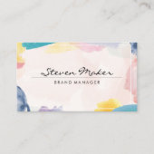 Watercolorrand Visitekaartje (Voorkant)