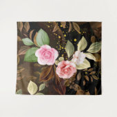 Watercolorrozen 3 wandkleed (Voorkant (horizontaal))