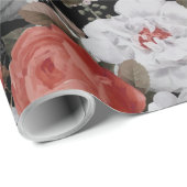 Watercolorrozen 7 cadeaupapier (Rol Hoek)