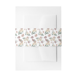 Watercolorrozen en Orchideeën Bloempatroon Uitnodigingen Wikkel