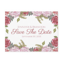 Watercolorrozen Save The Date