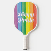 Watercolors Happy Pride Regenboog Pickleball Paddle (Achterkant)