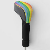 Watercolors Pride Regenboog Golfheadcover (Schuin)