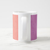 Watercolors Pride Regenboog Grote Koffiekop (Achterkant)