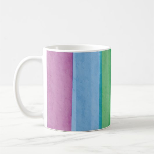 Watercolors Pride Regenboog Koffiemok (Links)