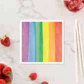 Watercolors Pride Regenboog Servet (Insitu)