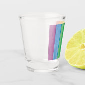 Watercolors Pride Regenboog Shot Glas (Links)