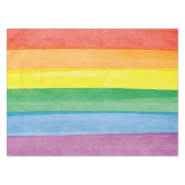 Watercolors Pride Regenboog Tafelkleed (Voorkant (Horizontaal))