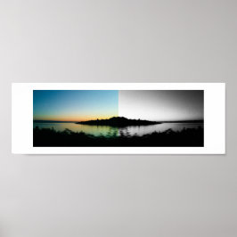Watercolors Reflectie Fotografie Poster
