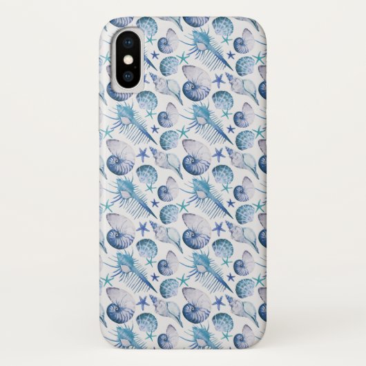 Watercolorschelpen Case-Mate iPhone Case (Achterkant)