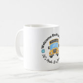 Watercolorschoolbusmok Koffiemok (Voorkant links)