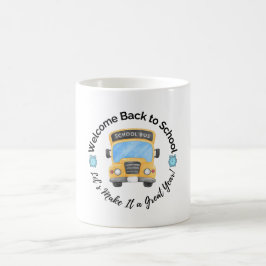 Watercolorschoolbusmok Koffiemok
