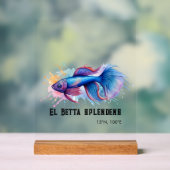 Watercolorserie: Betta Vis Acryl Bord (Neutraal)