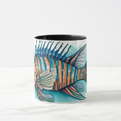 Watercolorserie: Lionfish Mok (Midden)