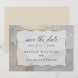 Watercolorspat op granieten steen Beige Kaart