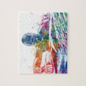 Watercolorszwemmer Legpuzzel (Verticaal)