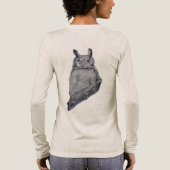 Watercolorveer Tri-Blend Shirt (Achterkant)