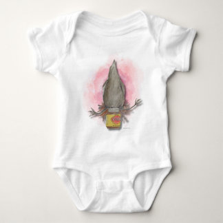 Watercolour Australian magpie baby body suit Romper