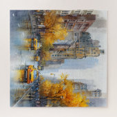 Watercolour Autumn in New York Legpuzzel (Horizontaal)