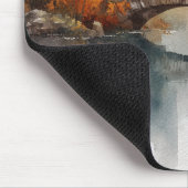 Watercolour Autumn in New York Muismat (Hoek)