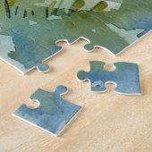 Watercolour Beach Cottage Legpuzzel (Zijkant)