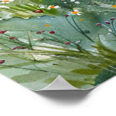 Watercolour Beach Cottage Poster (Hoek)