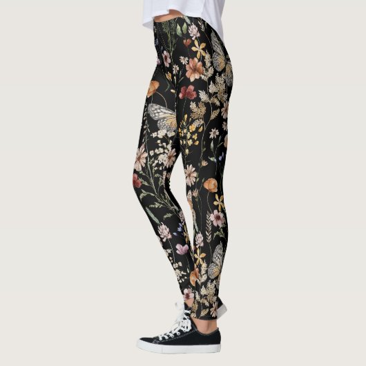 Watercolour Boho Floral  Leggings (Links)