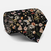 Watercolour Boho Floral  Stropdas (Opgerold)