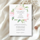 Watercolour Botanical Spring Wedding Collection Kaart