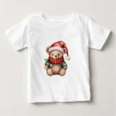 Watercolour Christmas Teddy Bear (Voorkant)