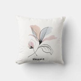  Watercolour, Customisable Floral Throw Pillow  Kussen