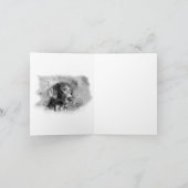 WATERCOLOUR DE KAART VAN DE WEIMARANER- NOTA MET (Binnen)