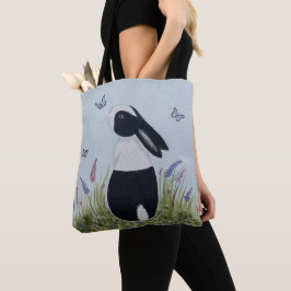 Watercolour Dutch Bunny Rabbit Tote Bag