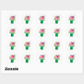 Watercolour Floral Bouquet Sticker (Vel)