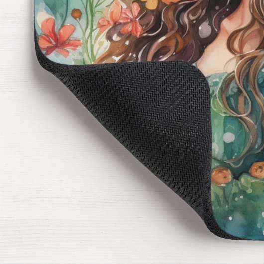 Watercolour Forest Princess Muismat (Hoek)