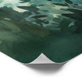 Watercolour Forest Princess Poster (Hoek)