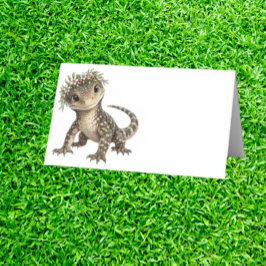 Watercolour Goanna Feestje Plaatskaartje