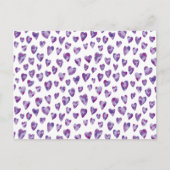 Watercolour Heart Briefkaart (Voorkant)