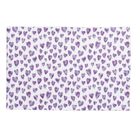 Watercolour Heart Kussensloop (Achterkant-Links)