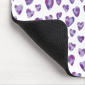 Watercolour Heart Muismat (Hoek)