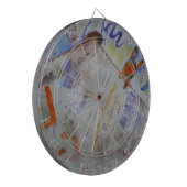 Watercolour Hummingbird Dartboard Dartbord (Voorkant Links)