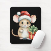 Watercolour Kerst Muis Muismat (Met muis)