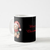 Watercolour Kerst Teddybeer Koffiemok (Voorkant links)