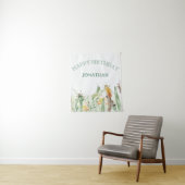 Watercolour Kind Insect Verjaardag Wandkleed (In situ)