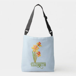 Watercolour Narcis Schoudertas Crossbody Tas