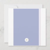 Watercolour Paarse Bloem Verjaardagskaart Kaart (Achterkant)