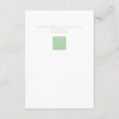 Watercolour Sea Shell Enclosure Card Informatiekaartje (Achterkant)