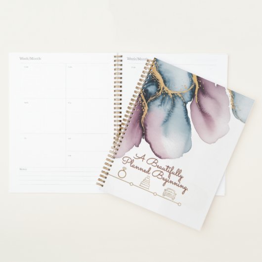 Watercolour Timeline | Artistic Wedding Design Planner (Display)