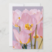 Watercolour Tulp Moederdag kaart realistisch (Voorkant)