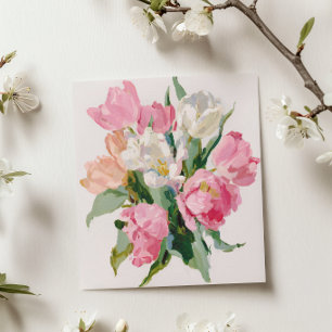 Watercolour Tulp Moederdag kaart schilderen